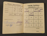 German WWII NSKK Official Training Certification for Motorized Fire Fighter