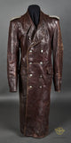 WWII German Wehrmacht Officer Leather Great Coat