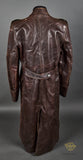 WWII German Wehrmacht Officer Leather Great Coat