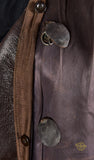WWII German Wehrmacht Officer Leather Great Coat