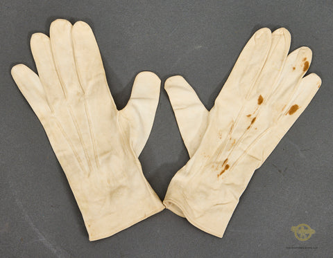 German WWII Officer’s White Gloves