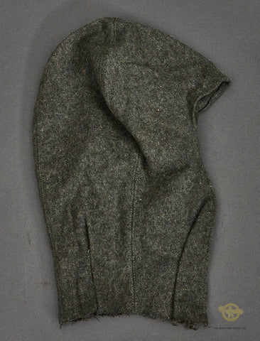 WWII German Winter Wool Hood for Overcoat