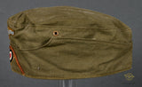 German WWII DAK Side Cap w/Collector Added Piping