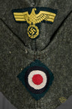 WWII German Coastal Artillery Side Cap