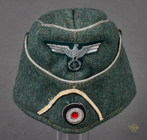 German WWII Army Infantry Officer’s Side Cap