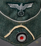 German WWII Army Infantry Officer’s Side Cap