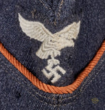 German WWII Scarce Luftwaffe Female Signals Other Ranks Personnel Side Cap