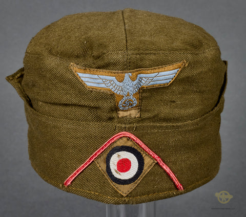 German WWII Choice DAK Panzer Side Cap