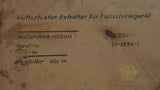 WWII German Parachute with Pack and Original Transit Canister