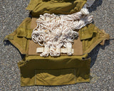 WWII German Parachute with Pack and Original Transit Canister