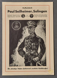 Paper Catalog for Paul Seilheimer Waffenfabrik