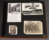 German WWII Army Artillery Unit Photo Album