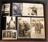 German WWII Army Artillery Unit Photo Album