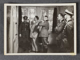 German WWII Black and White Photo of Hermann Goering Reviewing Maps