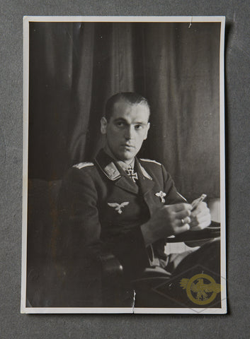 Original Photo of Luftwaffe Pilot Reinhold Eckhardt