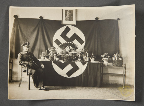 German WWII Photograph of Policeman