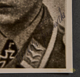 German WWII Signed Photo of Knight’s Cross Winner Pilot Wilhelm Brennecke
