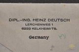 German WWII Signed Photo of Knight’s Cross Winner Heinz Deutsch