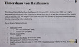 German WWII Signed Photo of Knight’s Cross Winner Elmershaus von Haxthausen