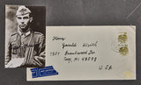 German WWII Signed Photo of Knight’s Cross Winner Walter Ohmsen
