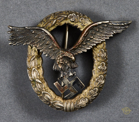 German WWII Luftwaffe Pilot’s Badge by Juncker