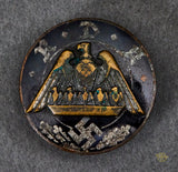 German NAZI Enameled Badge for RDR Association