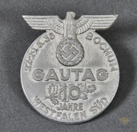 German WWII Westfalen Gautag 10th Anniversary Tinnie