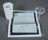 Two Glasses from Platterhof with Copy of Veteran Letter