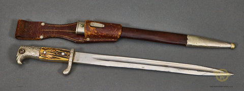 German WWII Stag Handle Rural Police Bayonet***STILL AVAILABLE***