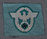 German WWII Field Police Sleeve Eagle