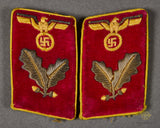 WWII German Reich’s Level Political Leader Armband and Collar Tab Grouping