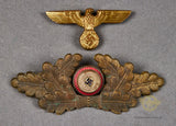 German WWII Political Leader’s Eagle and Cockade Wreath