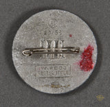 German WWII Reichsparteitag Nürnberg 1938 Postcard and Tinnie