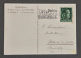 German WWII Reichsparteitag Nürnberg 1938 Postcard and Tinnie