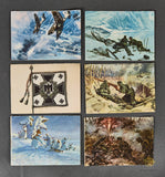 German WWII Postcard Lot (24) from Weekly Calendar