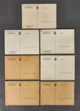 German WWII Postcard Lot (24) from Weekly Calendar