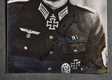 German WWII Signed Photo of Knights Cross Winner Hans-Joachim Hunger