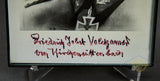 German WWII Signed Photo of Knights Cross Winner General Friedrich