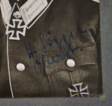 German WWII Signed Photo of Knights Cross Winner Hermann Siggel