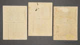 Lot of Three War Merit Cross w/Swords Postcards