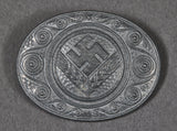 German WWII Female RAD Leader’s Brooch in Silver