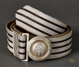 German WWII RAD Officer Brocade Belt and Buckle