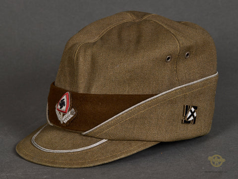 RAD Officer “Robin Hood” Cap with East Prussian Unit Insignia