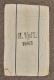 German WWII Heer Army 1944 Dated Heavy Burlap Ration Grain Sack