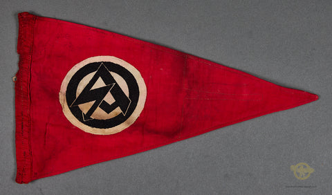 German WWII Small SA Pennant