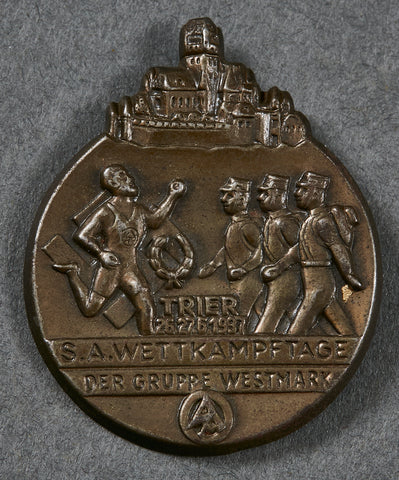 German WWII Tinnie SA Wettkampftage der Gruppe Westmark 1937