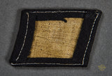 WWII German Waffen-SS Collar Tab for “Skanderberg 1.Waffen-Gebirgs-Division der SS (albanische Nr.1) or the (21st Waffen Mountain Division of the SS Albanian No. 1)