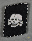 German WWII SS Totenkopf Vertical Single Collar Tab