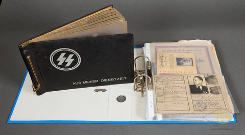 INCREDIBLE SS Document Grouping with SS Photo Album for the Same Soldier