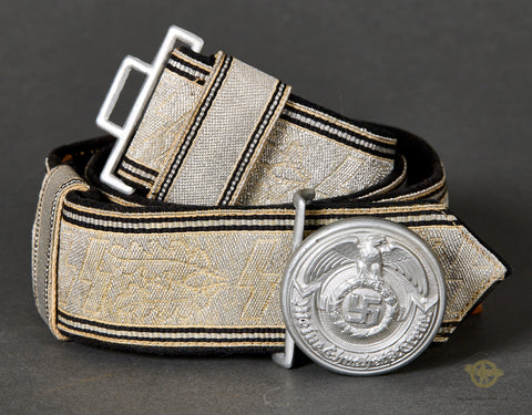 SS Officer Brocade Belt and Buckle